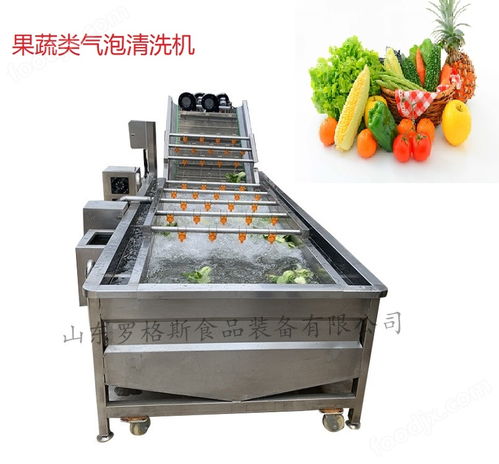 果蔬加工設備 高壓噴淋氣泡清洗機