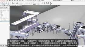機械手自動上料機械圖紙,循環升降流水線輸送機械設備結構圖紙